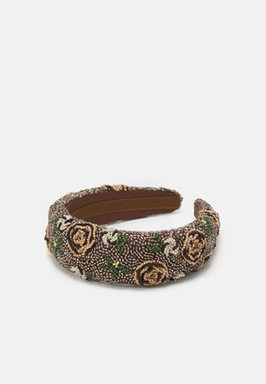 Becksöndergaard FLORIAN WIDE BEADED HAIRBRACE - Hiusasuste - cinnamon brown