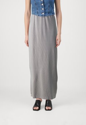 Noisy May NMMAYA ANKLE LENGTH SKIRT - Jupe crayon - charcoal gray