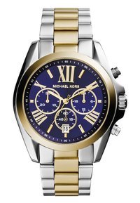 Michael Kors BRADSHAW - Chronograph watch - silberfarben/goldfarben