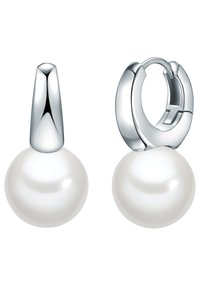 KLAPP MUSCHELKERNPERLE - Earrings - silberfarben