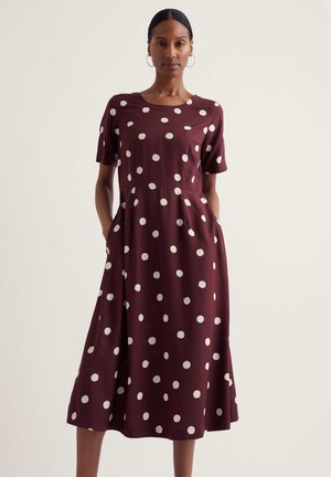 Seasalt Cornwall, SEASALT CORNWALL TILLY DRESS - Džersejové šaty - spot cacao