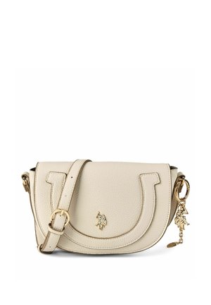 U.S. Polo Assn., LAWSON UMHÄNGETASCHE 22 CM - Cross body bag - natural