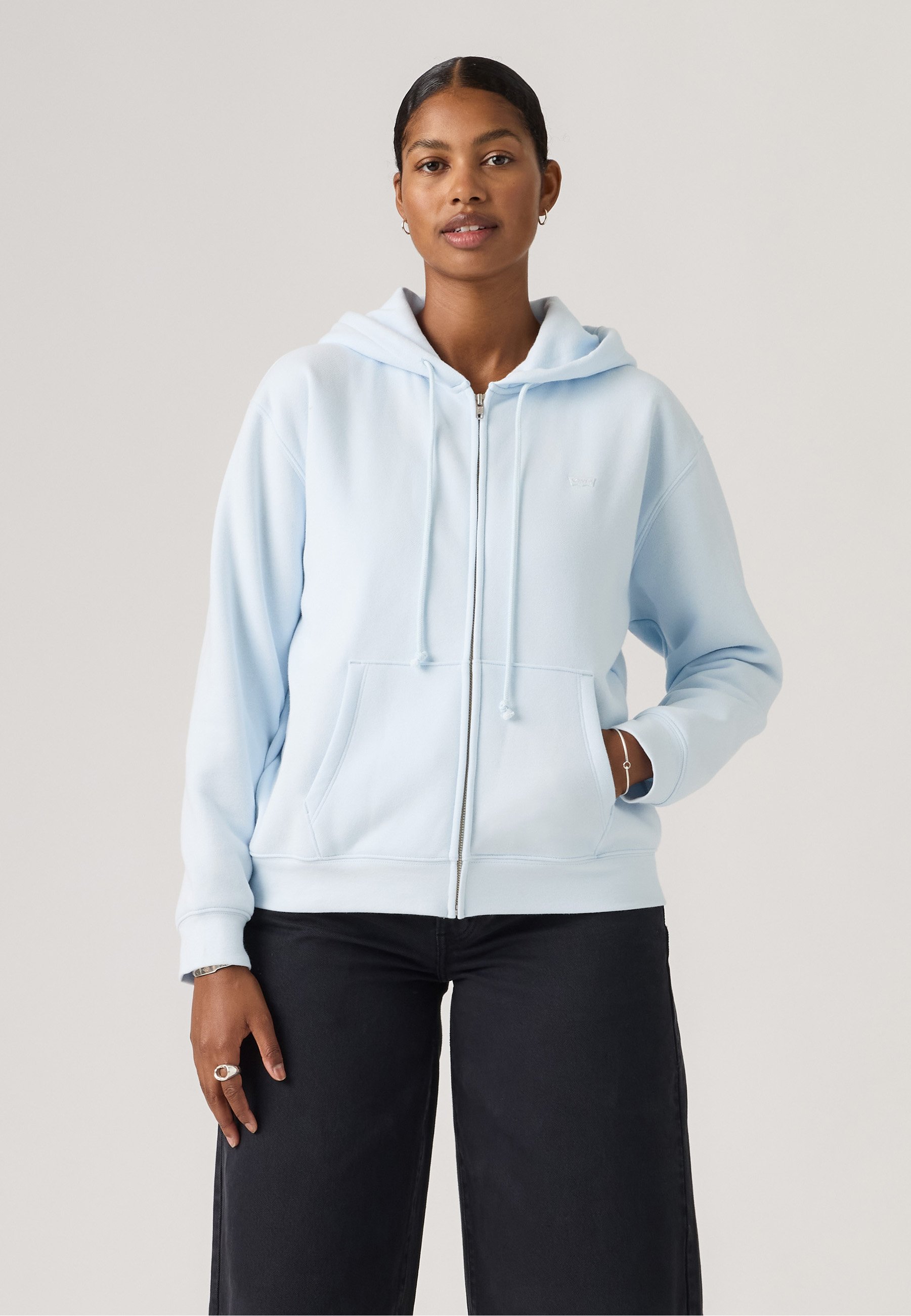 Levi's® EVERYDAY ZIP HOODIE - Zip-up sweatshirt - country air/blue