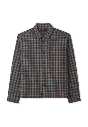 A QUADRETTI BOXY FIT - Camicia - var beige