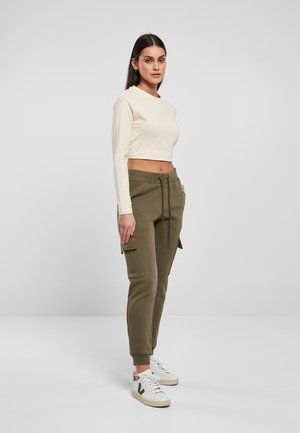 Cargo trousers - olive