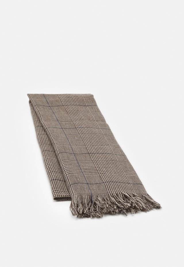 CHECK - Sjaal - brown/blue