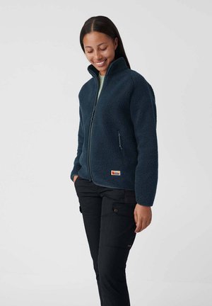 Fjällräven VARDAG PILE FLEECE W - Fleece jacket - navy