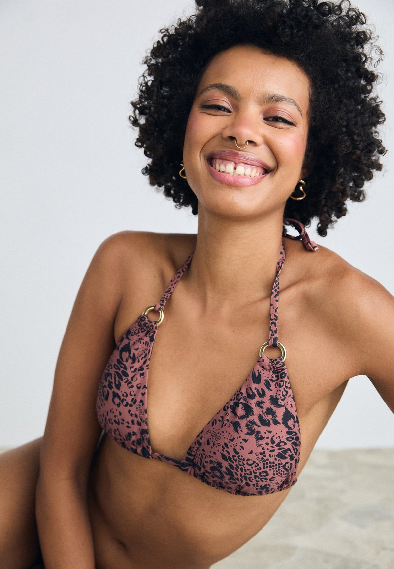 LASCANA TRIANGLE - Bikini augšdaļa - brown