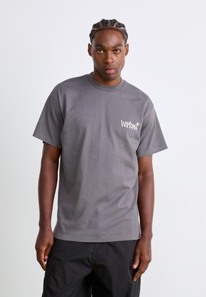 WIPTOPIA SCRIPT - T-shirt imprimé - porphyry/wax