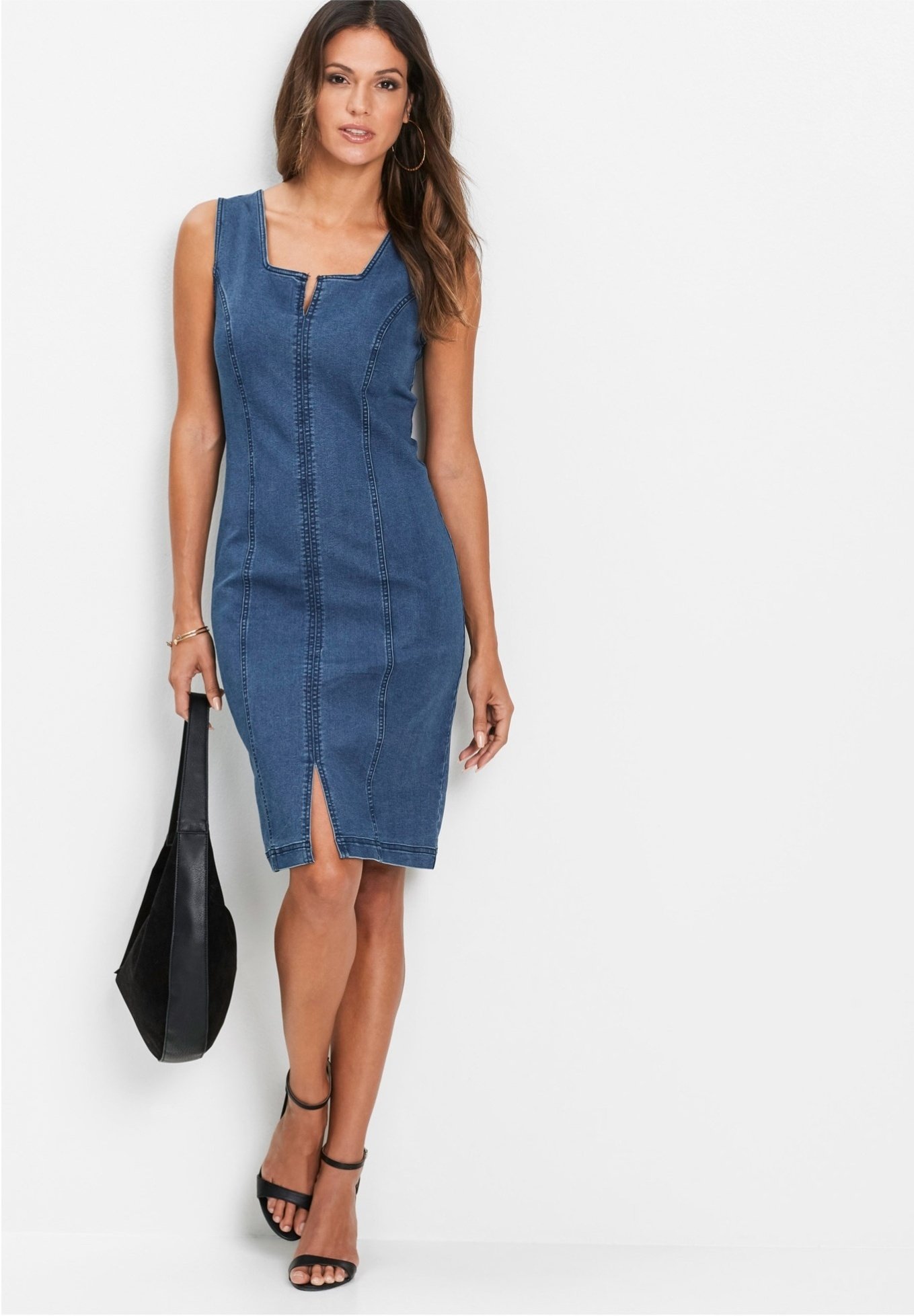 bonprix Vestito di jeans - blau/blu denim - Zalando.it