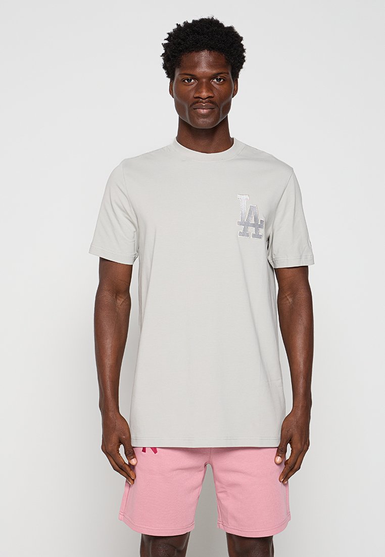 new era T-shirt print grijs