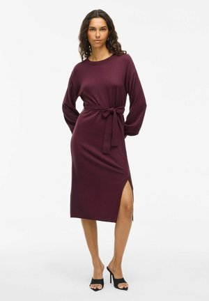 VIRICKY BELTED - Jumper dress - fig