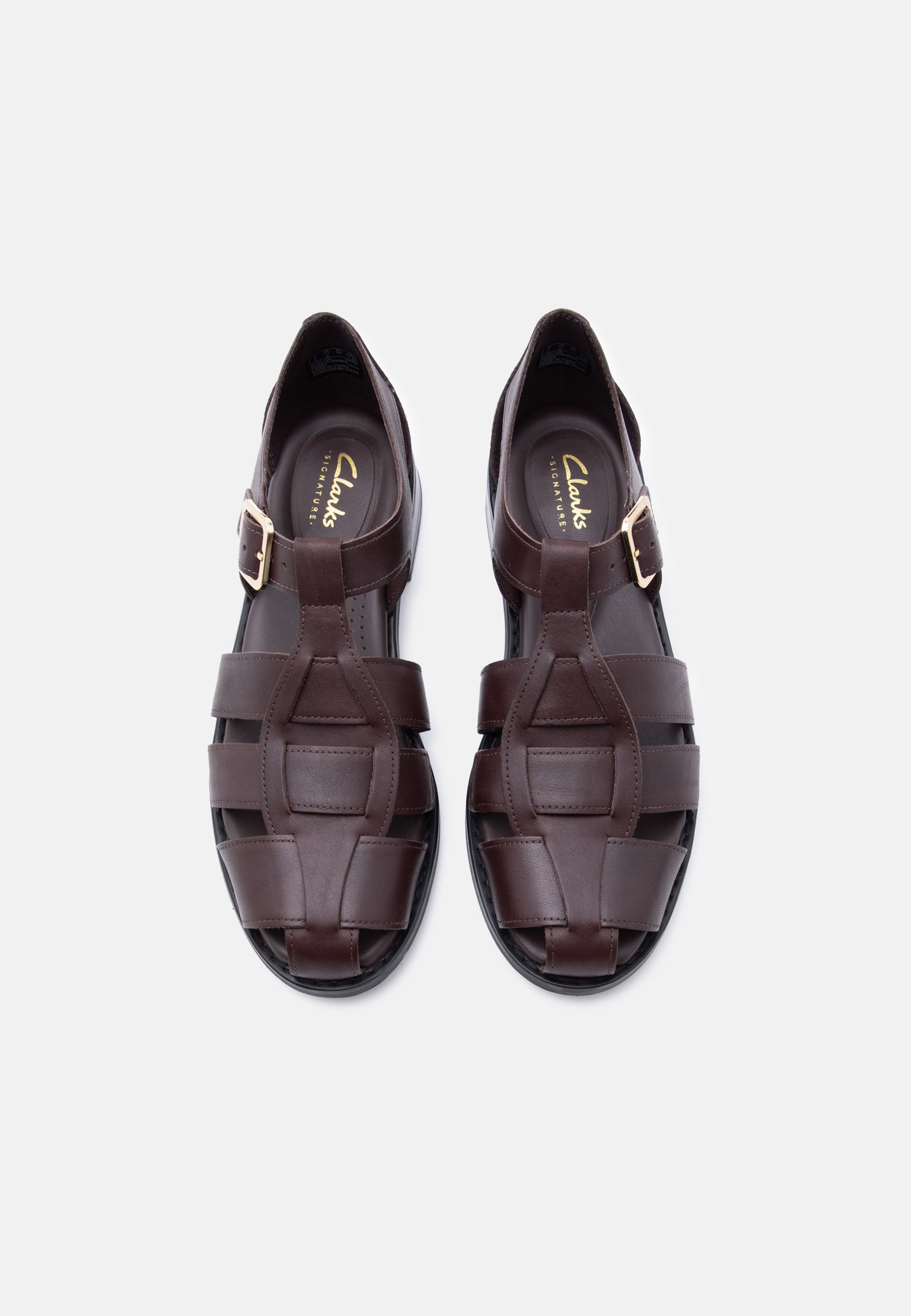 Clarks HANA SUN - Sandalen - dark brown/donkerbruin - Zalando.nl