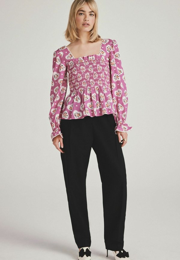 SHIRRED - Bluse - lace hearts