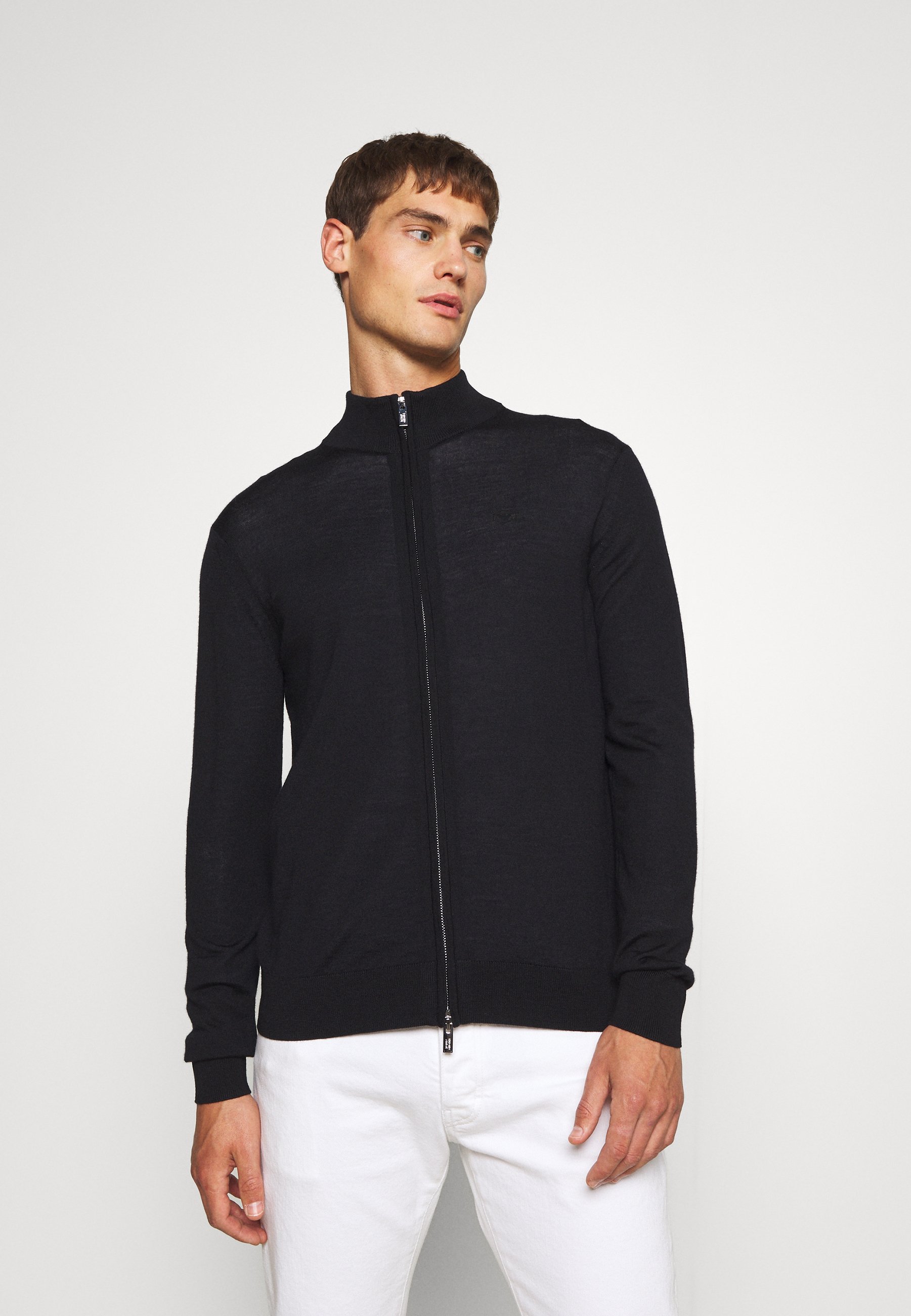 Emporio Armani CARDIGAN - Gilet - blu navy/bleu marine - ZALANDO.FR