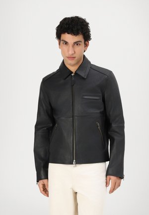 Samsøe Samsøe CLIFF JACKET - Kožnata jakna - black