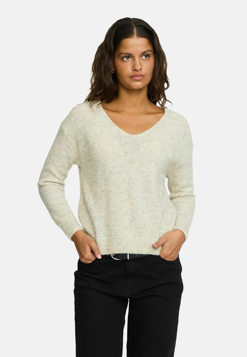 Soft Rebels SRALLISON  - Svetr - 719 pumice stone mélange
