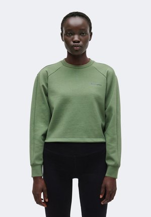 Champion, SPORTSWEAR CREWNECK STANDARD FIT - Суитшърт - green