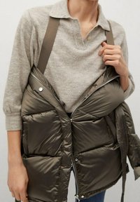Mango Abrigo de invierno - brown