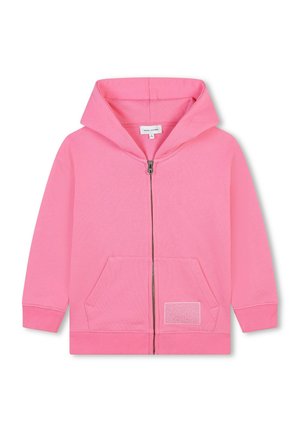 Felpa con zip - dark pink