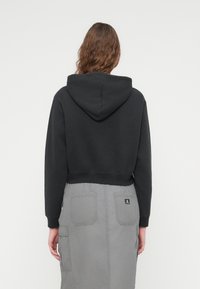 Converse CHUCK PATCH CROPPED HOODIE - Φούτερ με κουκούλα - black