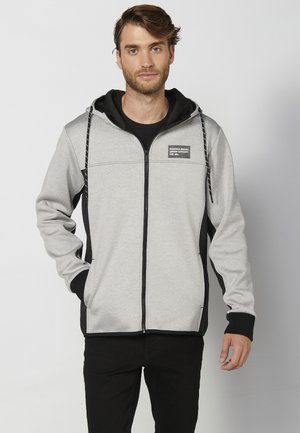 Mikina so zipsom - gris claro vigoré   light grey vigoré