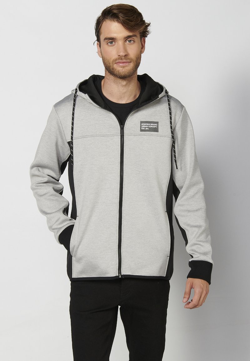 Koroshi Užtrauktuku užsegamas treningas - gris claro vigoré light grey vigoré