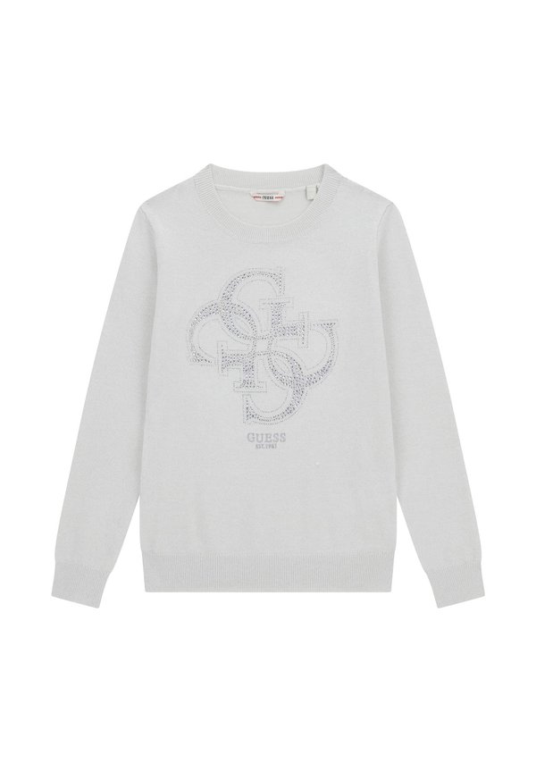 LOGO STRASS - Strickpullover - grau