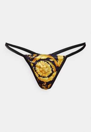 Versace UNDERWEAR BAROCCO PRINT - Thong - black/gold
