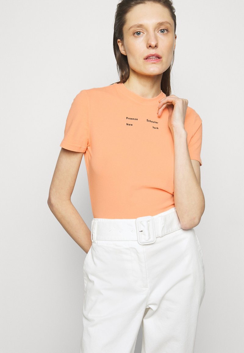 Damen Bekleidung | Proenza Schouler White Label SOLID STRETCH T-Shirt print apricot - KS38127 Damen Bekleidung | Proenza Schouler White Label SOLID STRETCH T-Shirt print apricot - KS38127