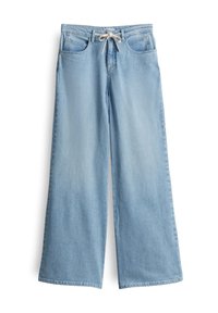 MID RISE EXTRA LONG PALAZZO FIT - Bootcut jeans - light parisien blue