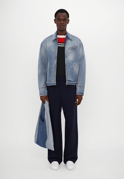 MSGM PANTALONE PANTS - Nadrágok - navy