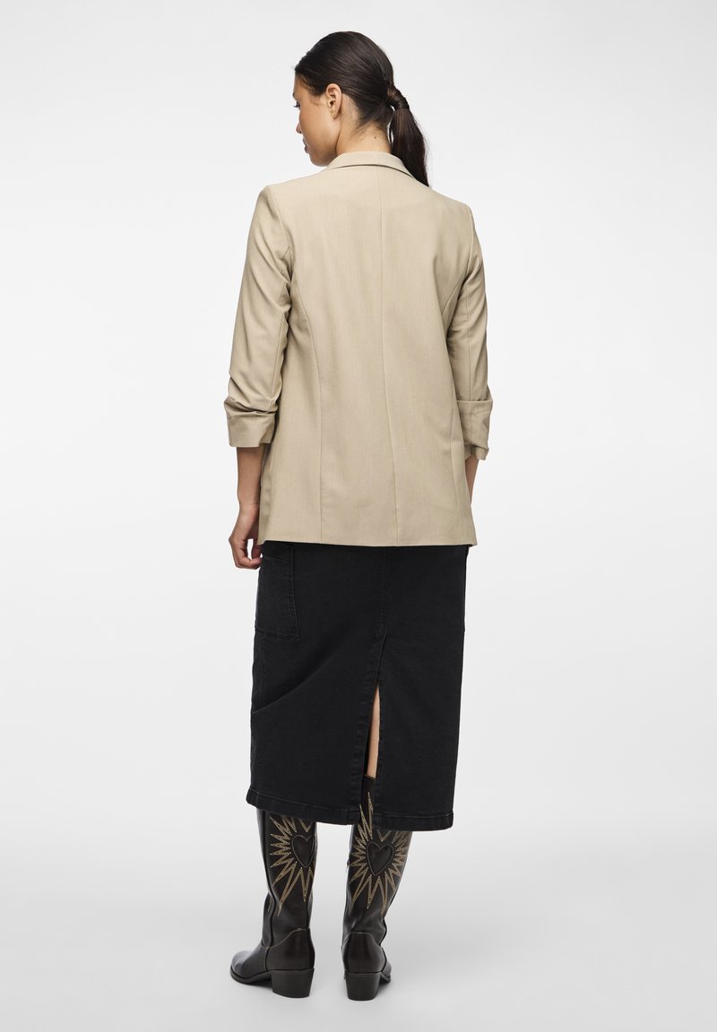 Pieces PCBOSELLA 3/4 SLEEVES - Blazer - white pepper/beige 