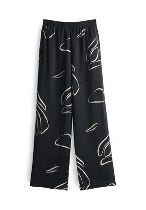 someday., HIGH RISE WIDE FIT PRINT - Broek - black
