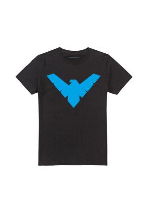 Cotton Soul, BATMAN NIGHTWING SYMBOL - Print T-shirt - black