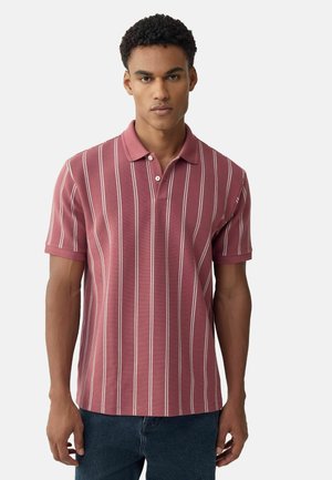 VERITCAL STRIPE - REGULAR FIT - Polo marškinėliai - pink white