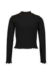 Blue Seven LANGARM MIT STEHKRAGEN - Strickpullover - schwarz