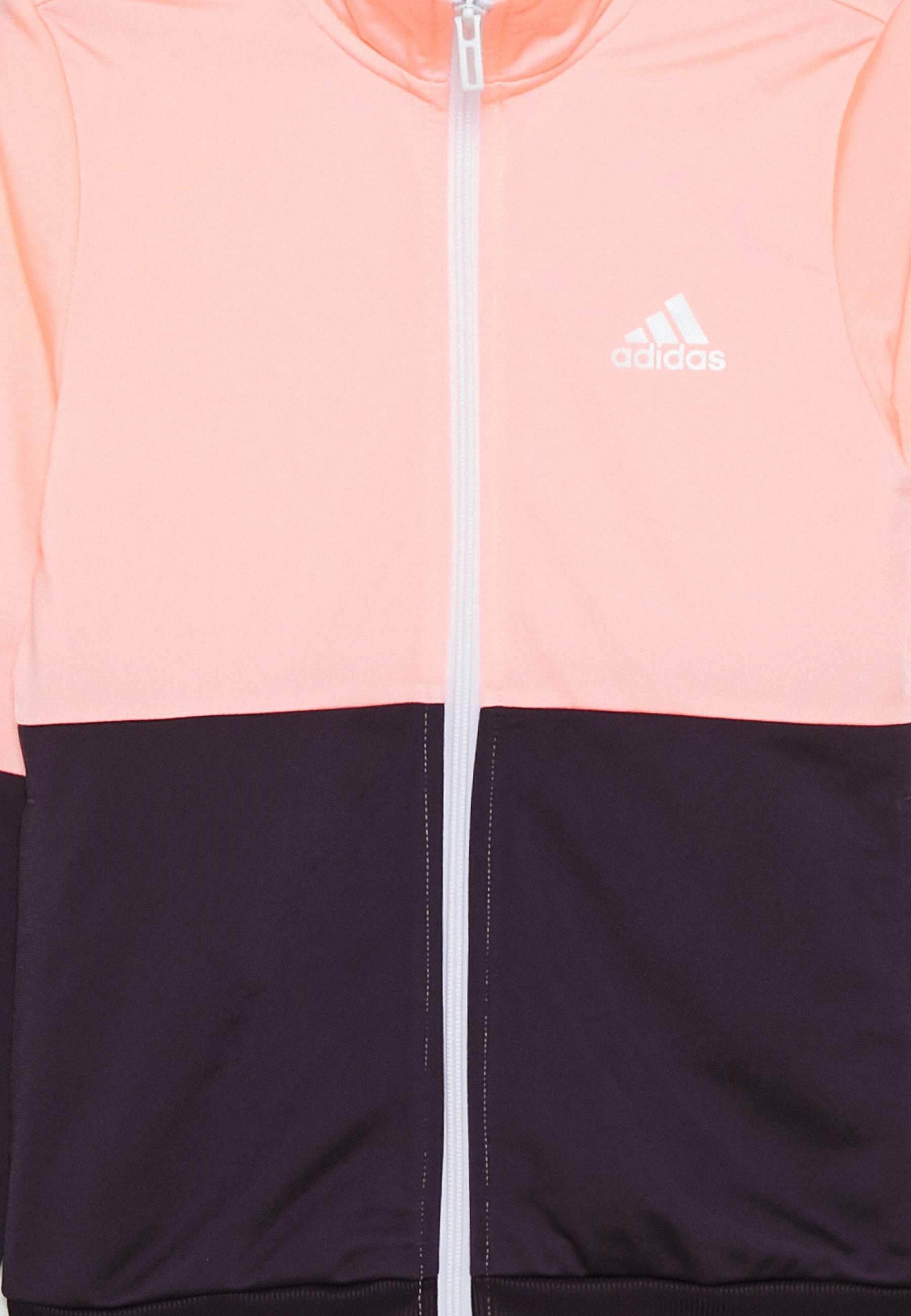 purple and orange adidas tracksuit