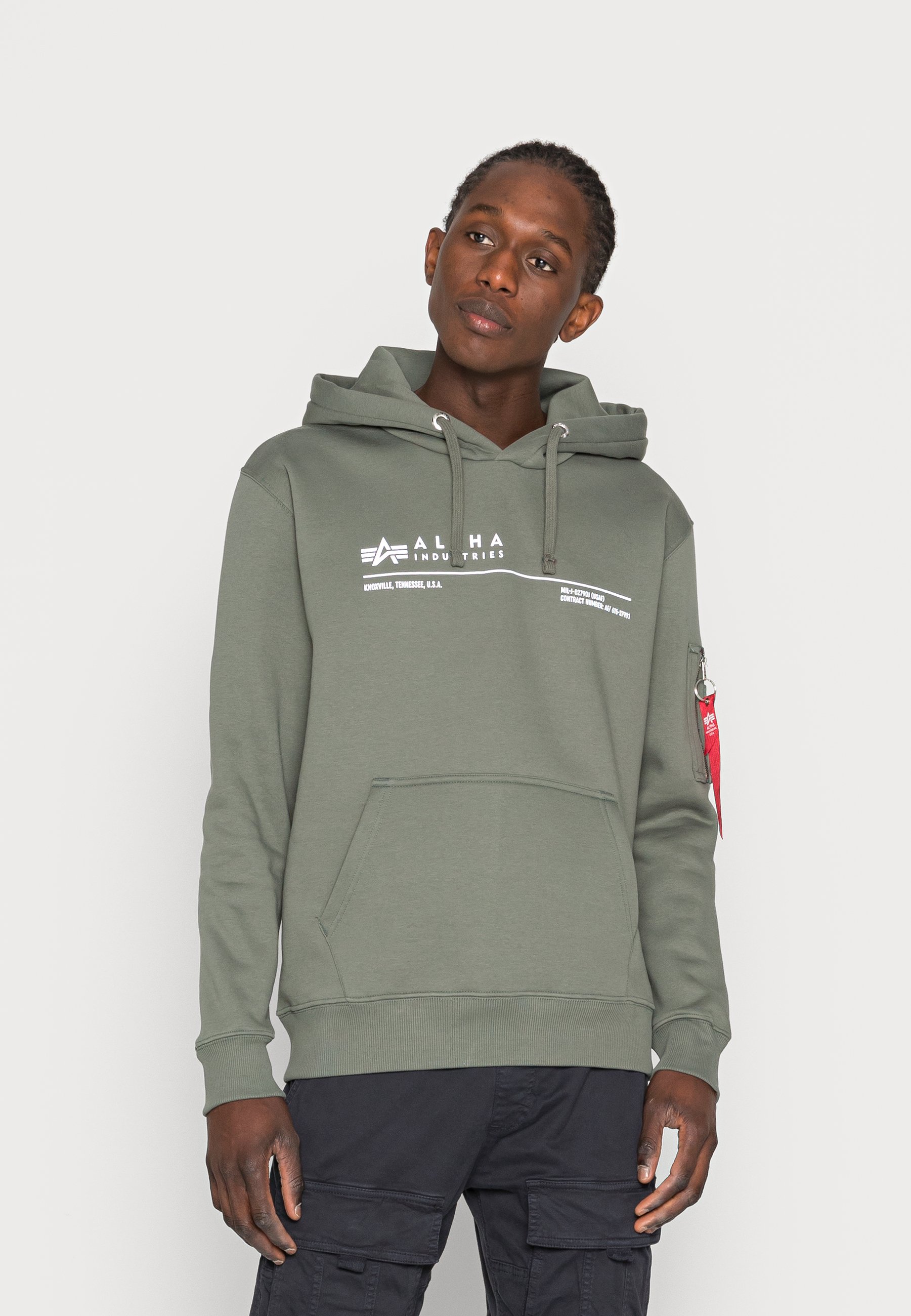 Alpha Industries Hoodie - vintage green/olive - Zalando.de