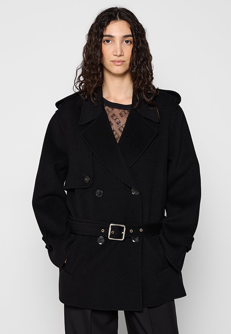 pinko Halflange jas zwart