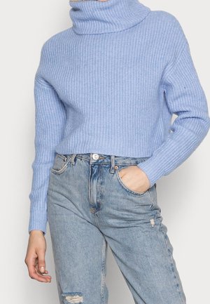 Strickpullover - light blue