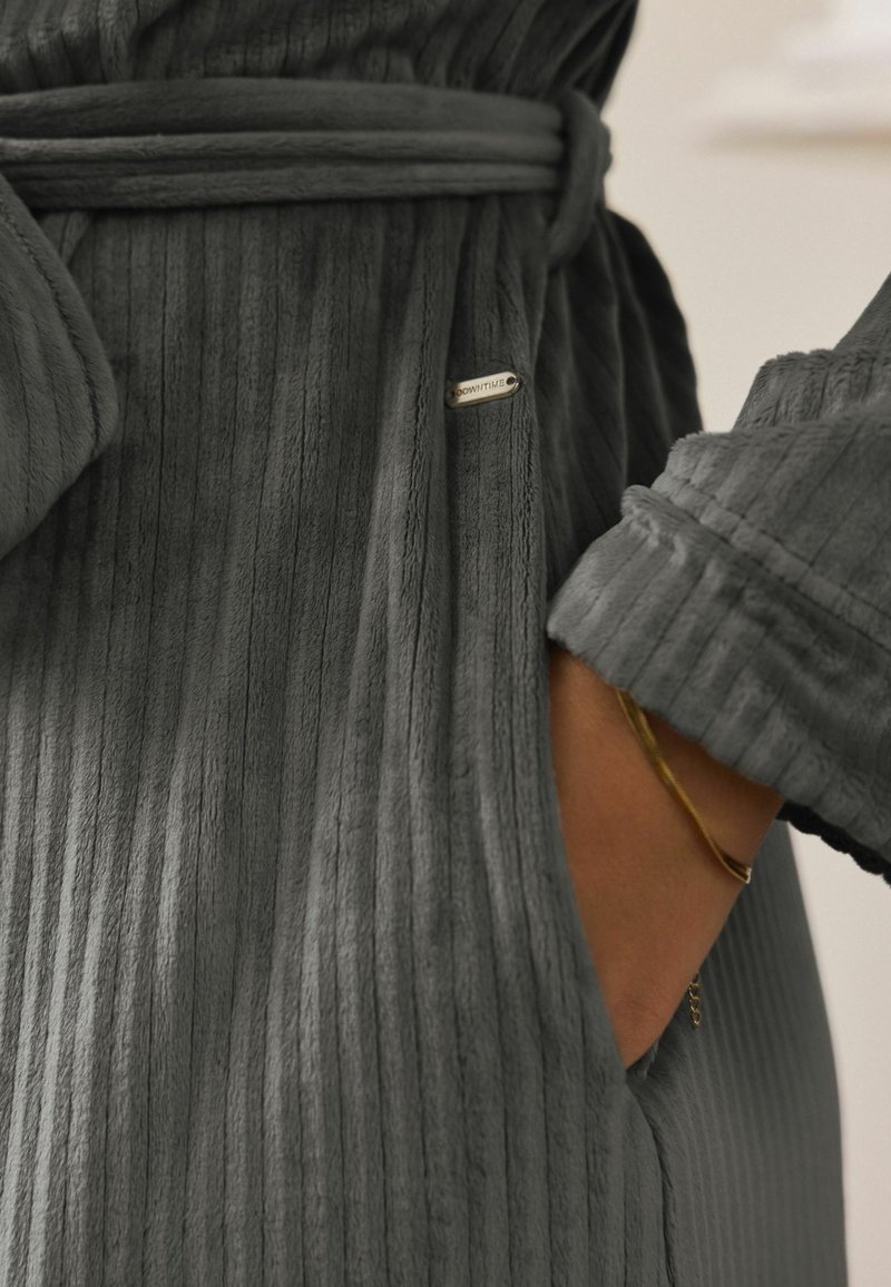Next REGULAR FIT - Badekåber - charcoal grey