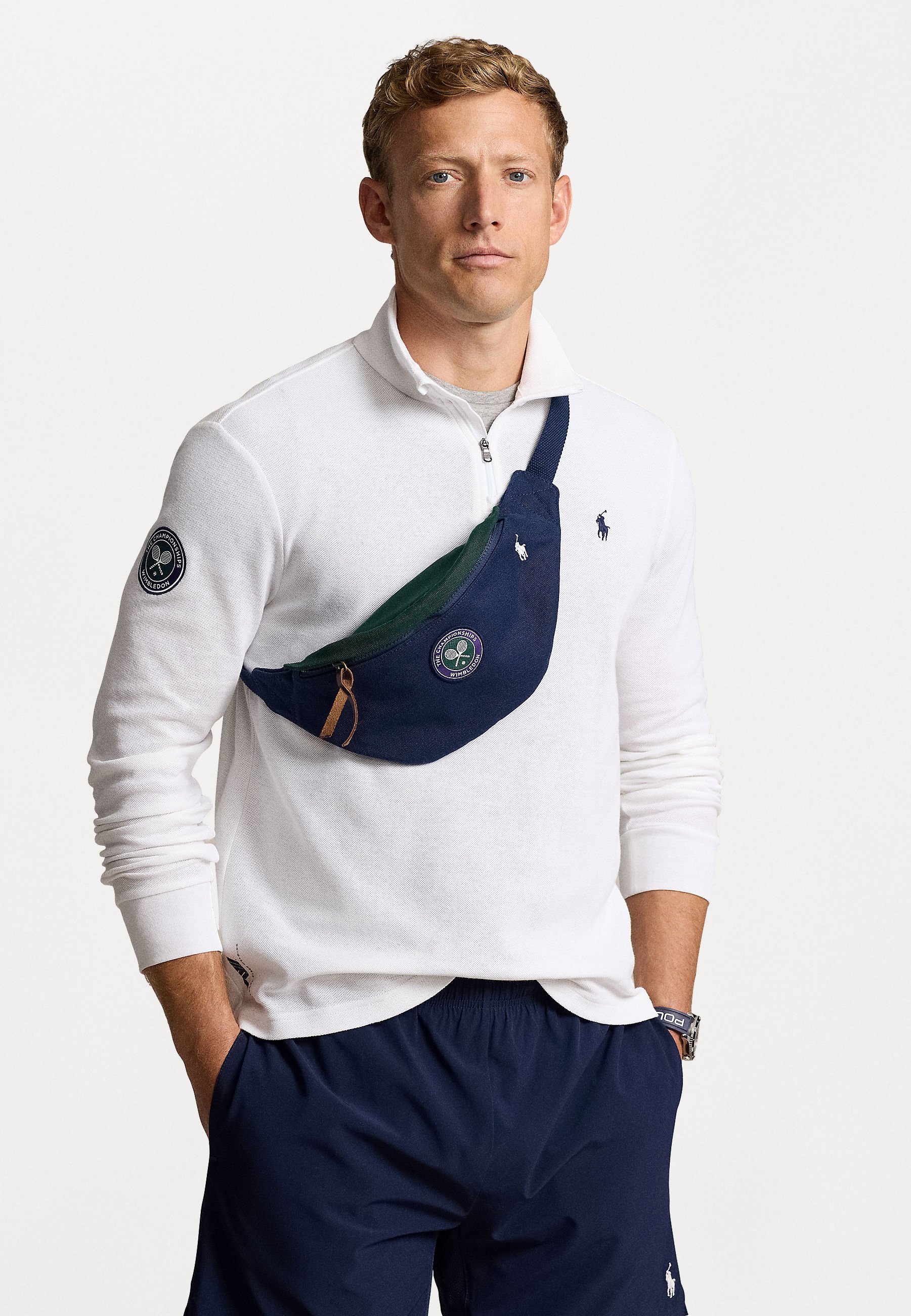 Polo Ralph Lauren WIMBLEDON CANVAS WAISTPACK - Bum bag - refined 