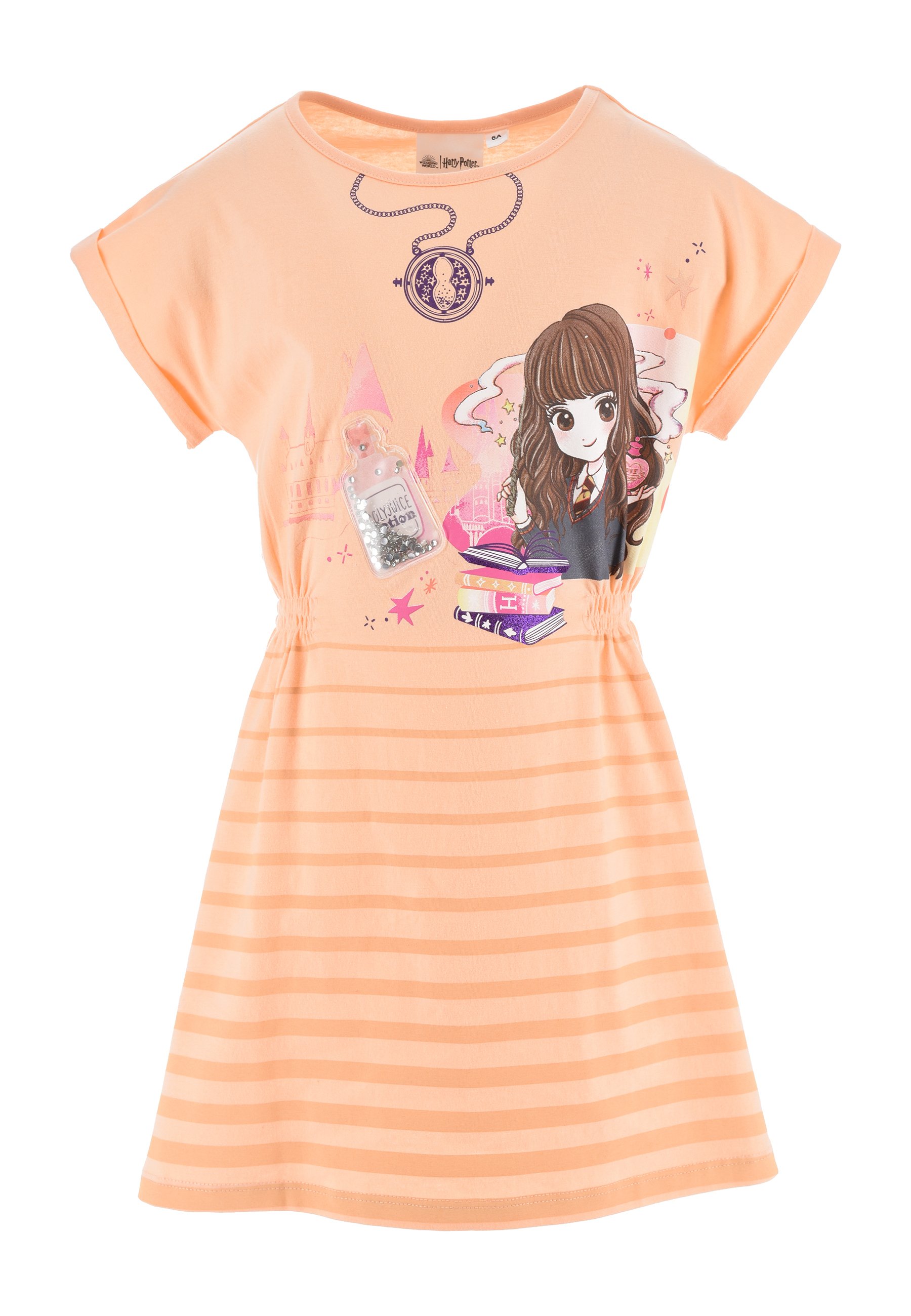 Kids Character Dress Harry Potter Girls Dress - Navy Smocked Style With Golden  Snitch Design Officially Licensed Harry Potter