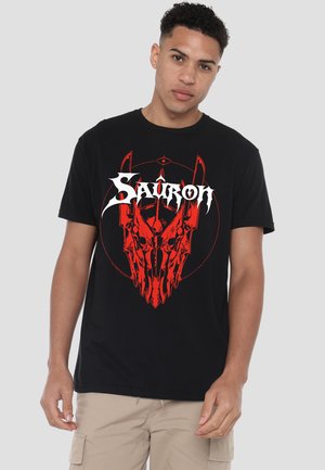Warner Brothers, THE LORD OF THE RINGS SAURON HELMET BAND - Print T-shirt - black