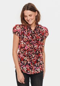 Saint Tropez - LILLYSZ SS - Button-down blouse - bittersweet poppy Thumbnail Image 1