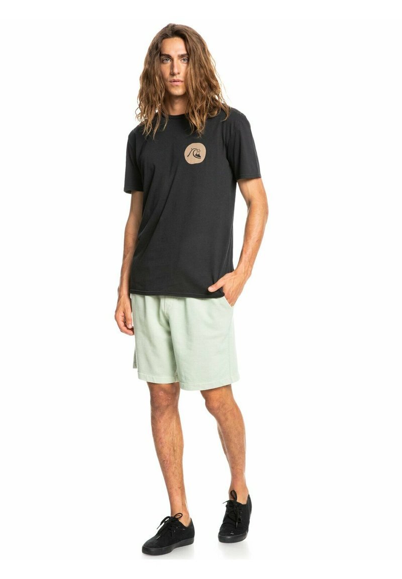 Herren T-Shirts basic | Quiksilver BE STILL MANCHES COURTES T-Shirt print black/schwarz - FN12625 Herren T-Shirts basic | Quiksilver BE STILL MANCHES COURTES T-Shirt print black/schwarz - FN12625