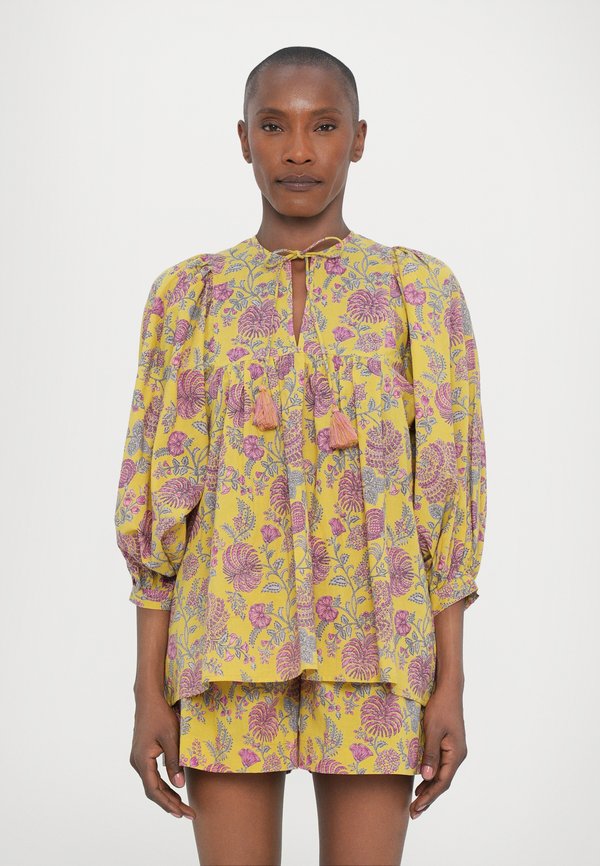 CHARLIE  - Bluse - citron floral