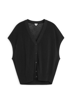 ARKET, ARKET KNITTED VEST - Gilet - black