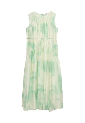Marks & Spencer, FLORAL TIE DETAIL MIDI TIERED DRESS. - Maxikleid - green mix